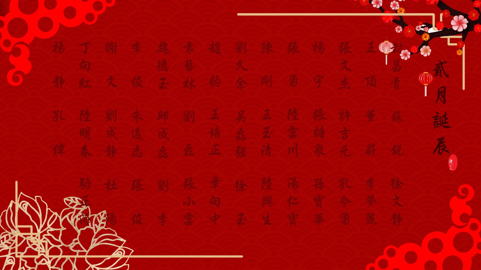 【生日祝福】恭祝02月生日的員工生日快樂！