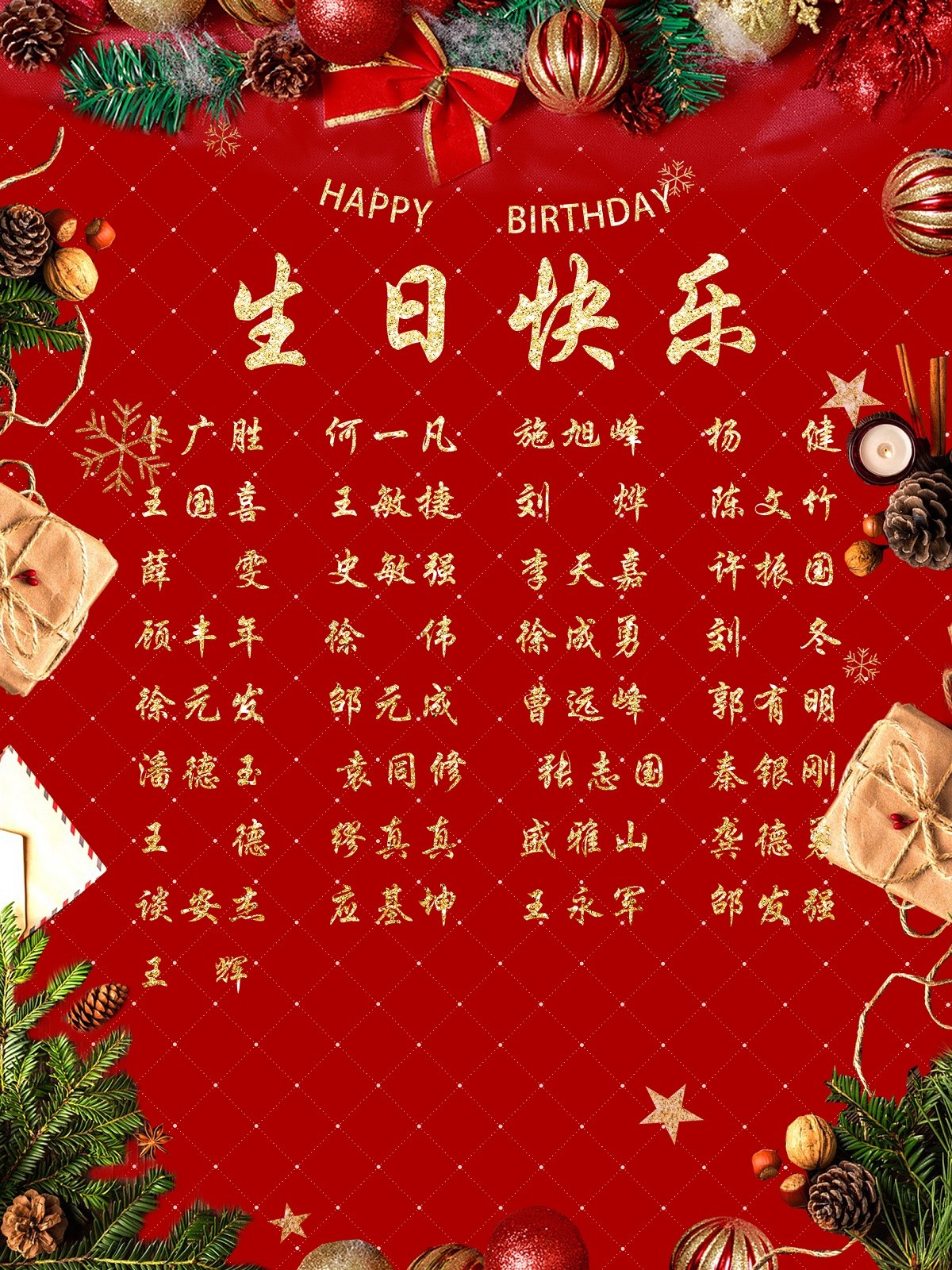 【生日祝?！抗ё?2月生日的員工生日快樂(lè)！